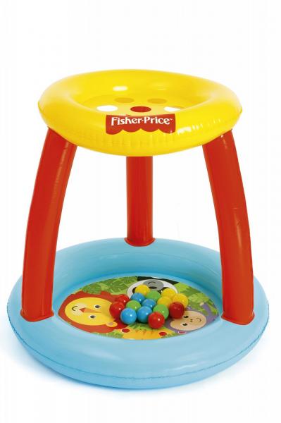 Игровой центр (89x89x84см) "Зверюшки Fisher Price" с мячами 6 шт/упак 93541